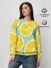Женский свитшот / лимончики