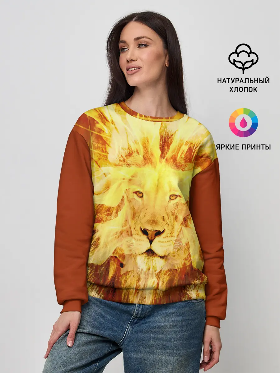 Женский свитшот / Лев