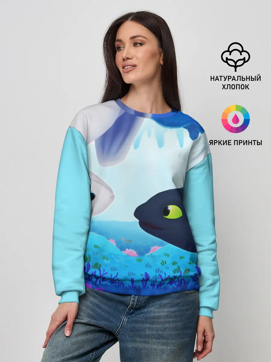 Женский свитшот / Приручить Дракона