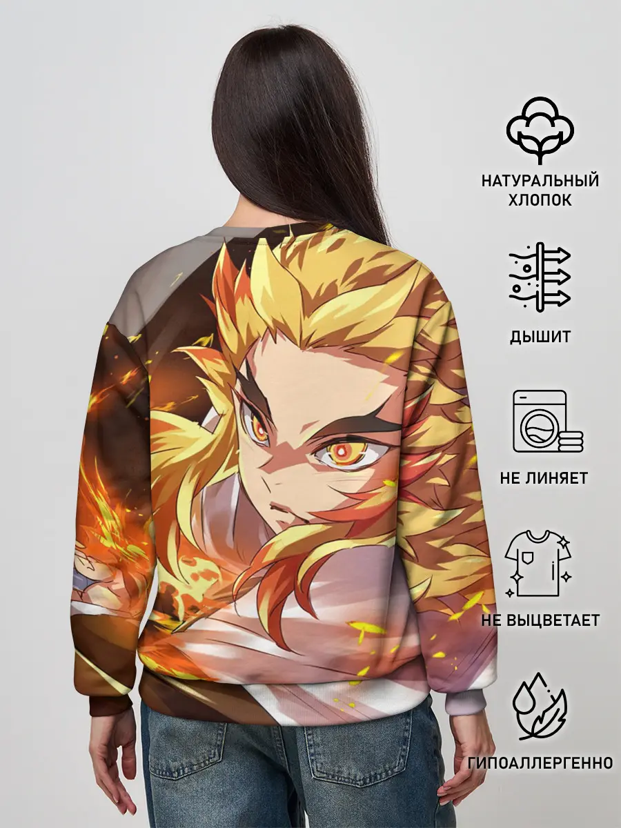 Женский свитшот / Клинок Рассекающий Демонов