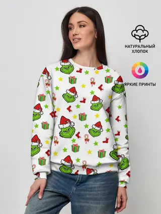 Женский свитшот / Гринч