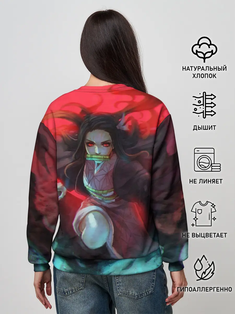 Женский свитшот / НЕЗУКО ИЗ КЛИНКА