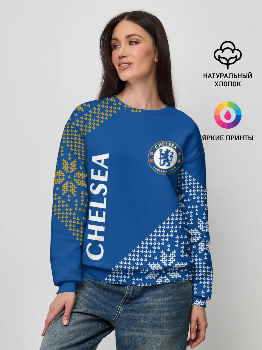 Женский свитшот / CHELSEA F.C. - Новый Год