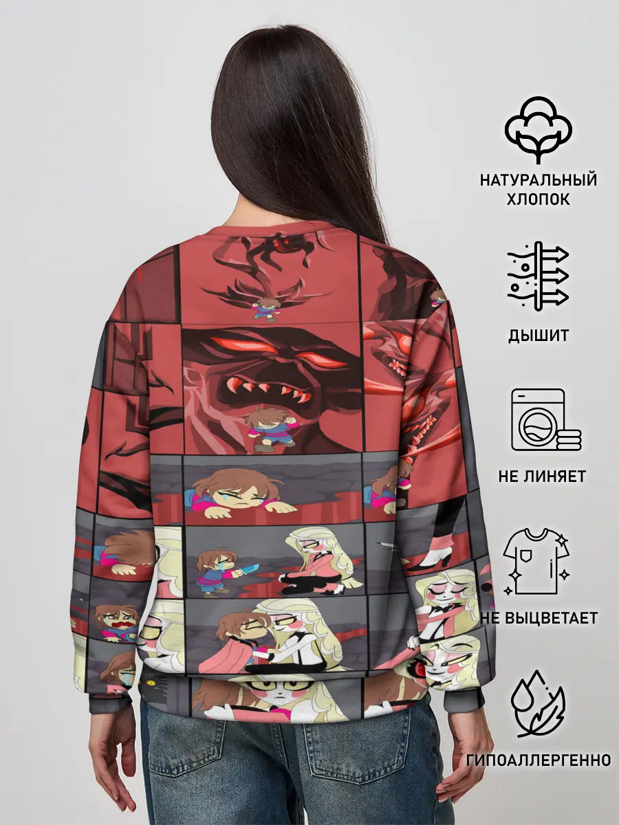 Женский свитшот / Отель Хазбин