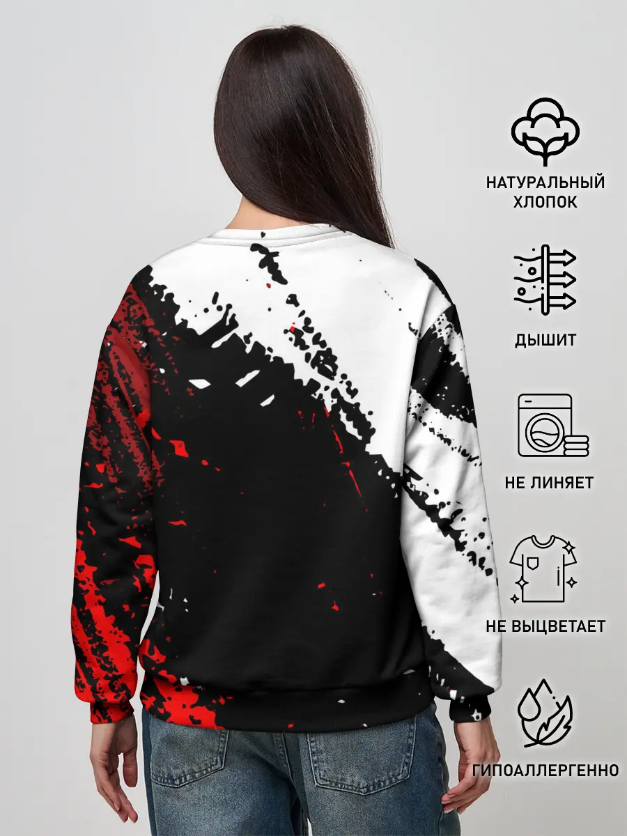 Женский свитшот / Among Us Sus Life Imposter.