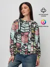Женский свитшот / Индейские перья