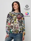 Женский свитшот / JoJo’s Sticker Bombing