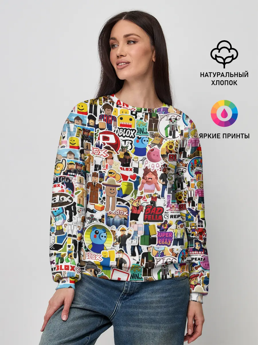 Женский свитшот / Roblox | Роблокс