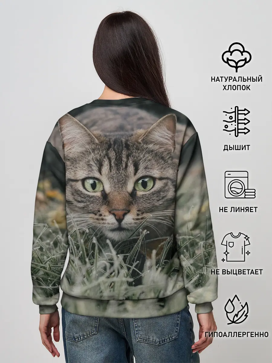 Женский свитшот / Кошка