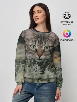 Женский свитшот / Кошка