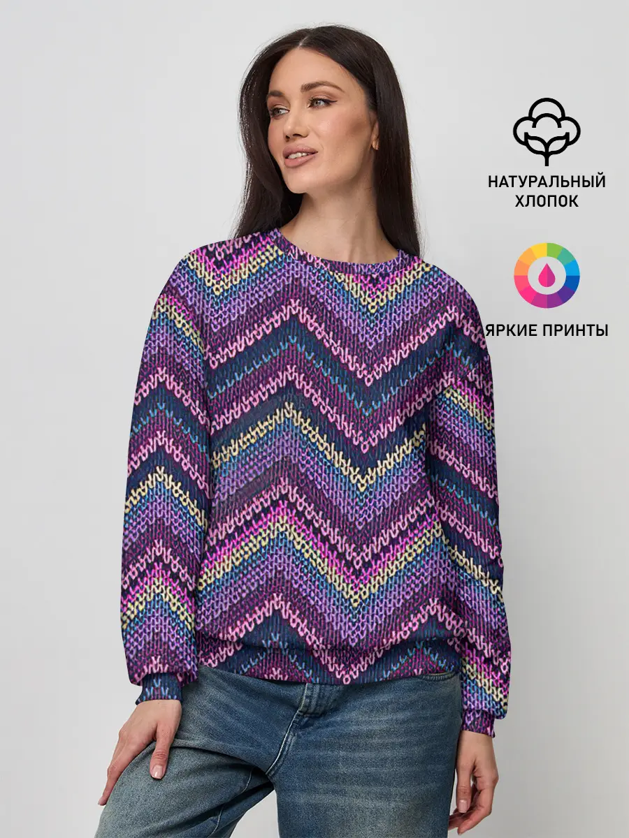 Женский свитшот / Вязь