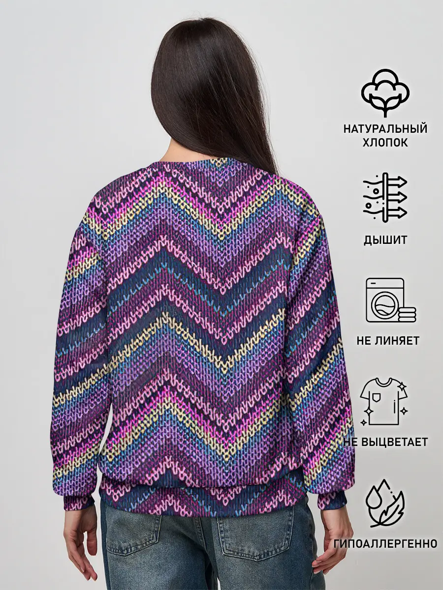 Женский свитшот / Вязь