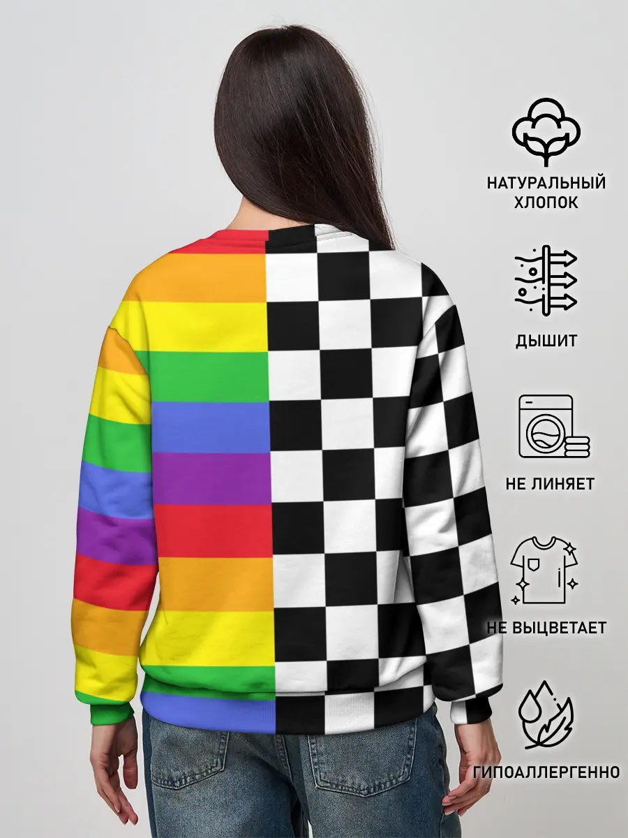 Женский свитшот / Rainbow