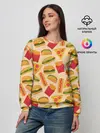 Женский свитшот / Фастфуд