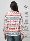Женский свитшот / Новогодний пиксельный узор