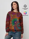 Женский свитшот / узоры текстура фон