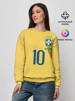 Женский свитшот / СБОРНАЯ БРАЗИЛИИ ПЕЛЕ