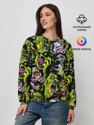 Женский свитшот / ЗОМБИ