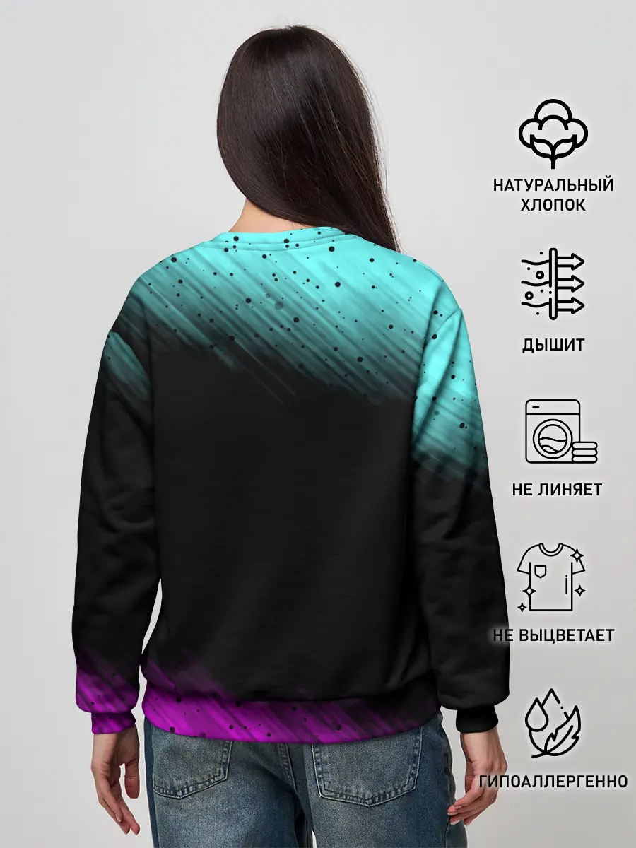 Женский свитшот / AMONG US - Crewmate With Mini