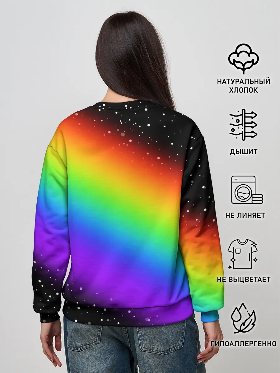 Женский свитшот / AMONG US - С ЕДИНОРОГОМ