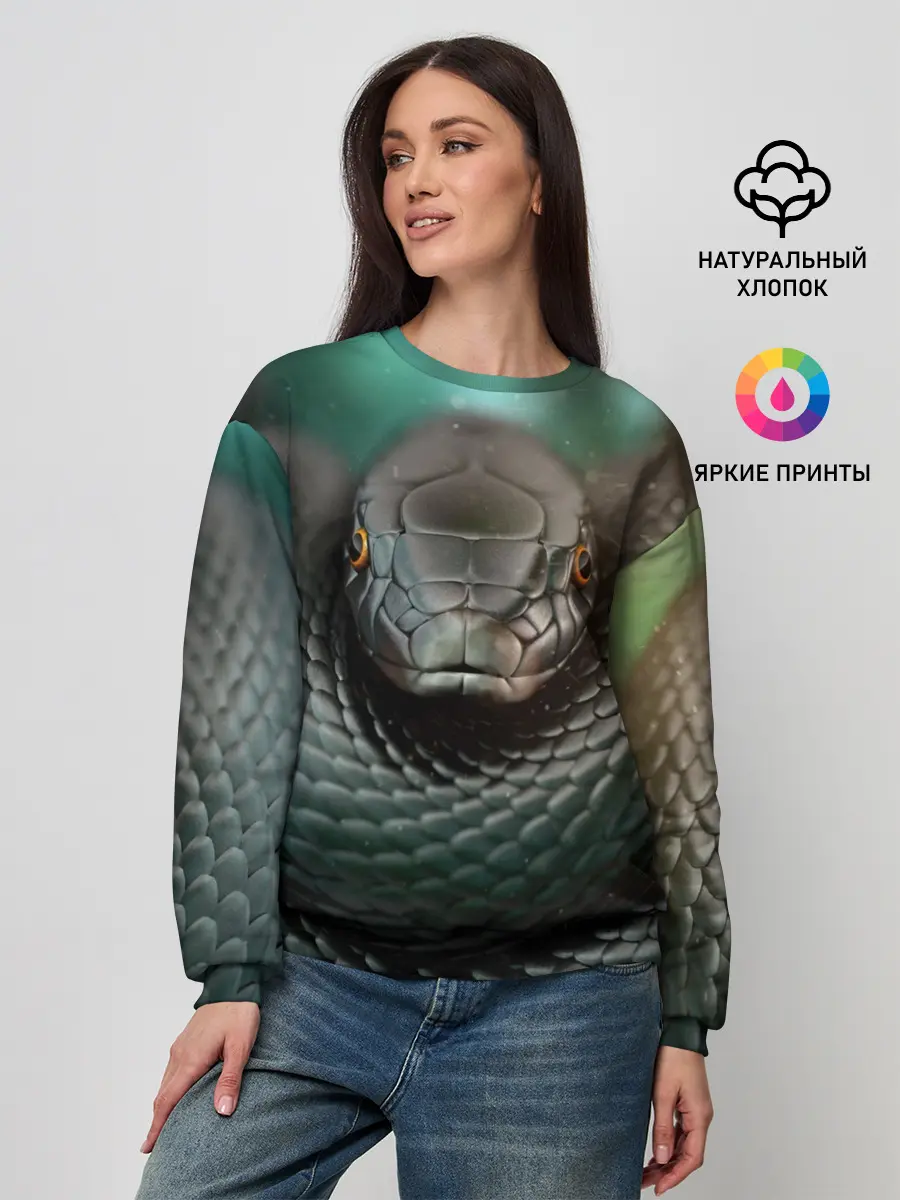 Женский свитшот / Чёрная мамба