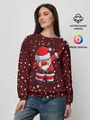 Женский свитшот / Dab-Santa