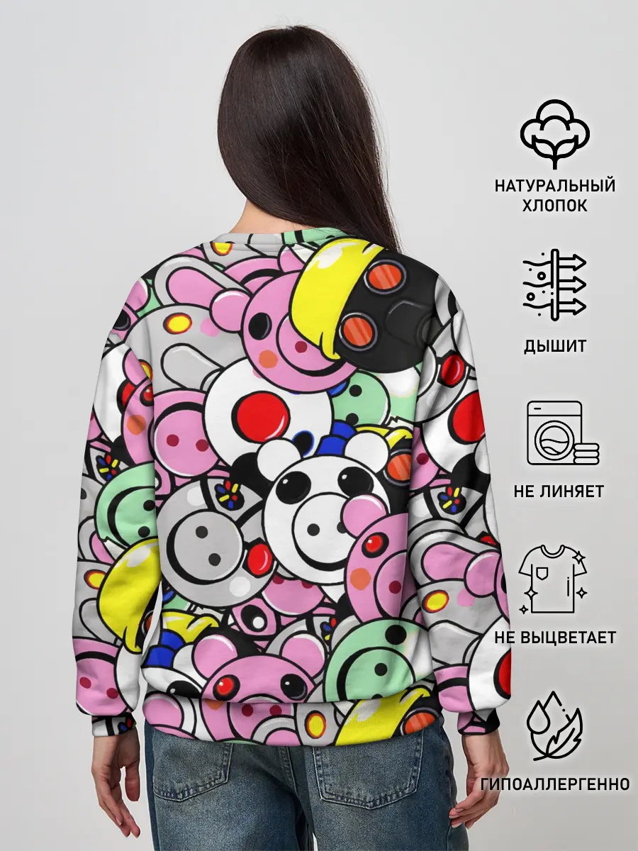 Женский свитшот / ROBLOX PIGGY