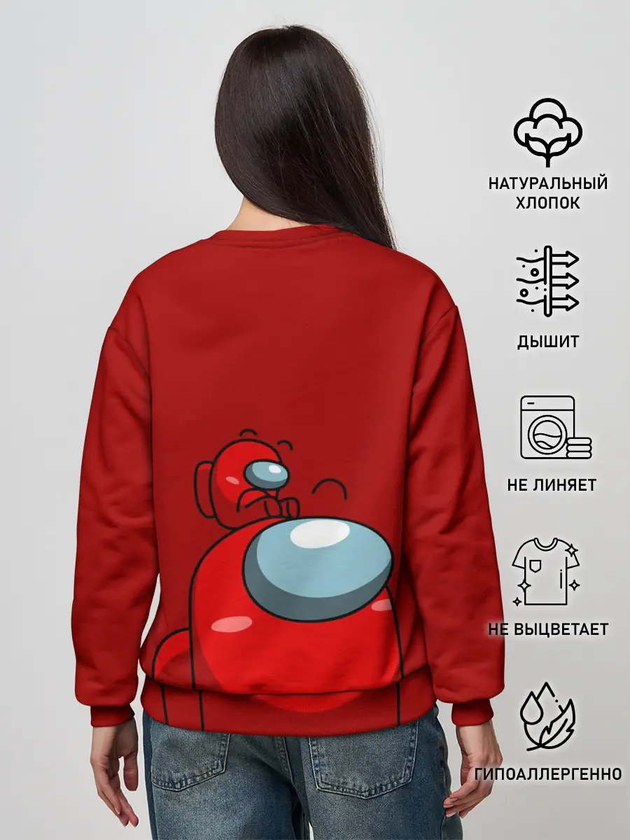 Женский свитшот / МИМИ АМОНГ АС