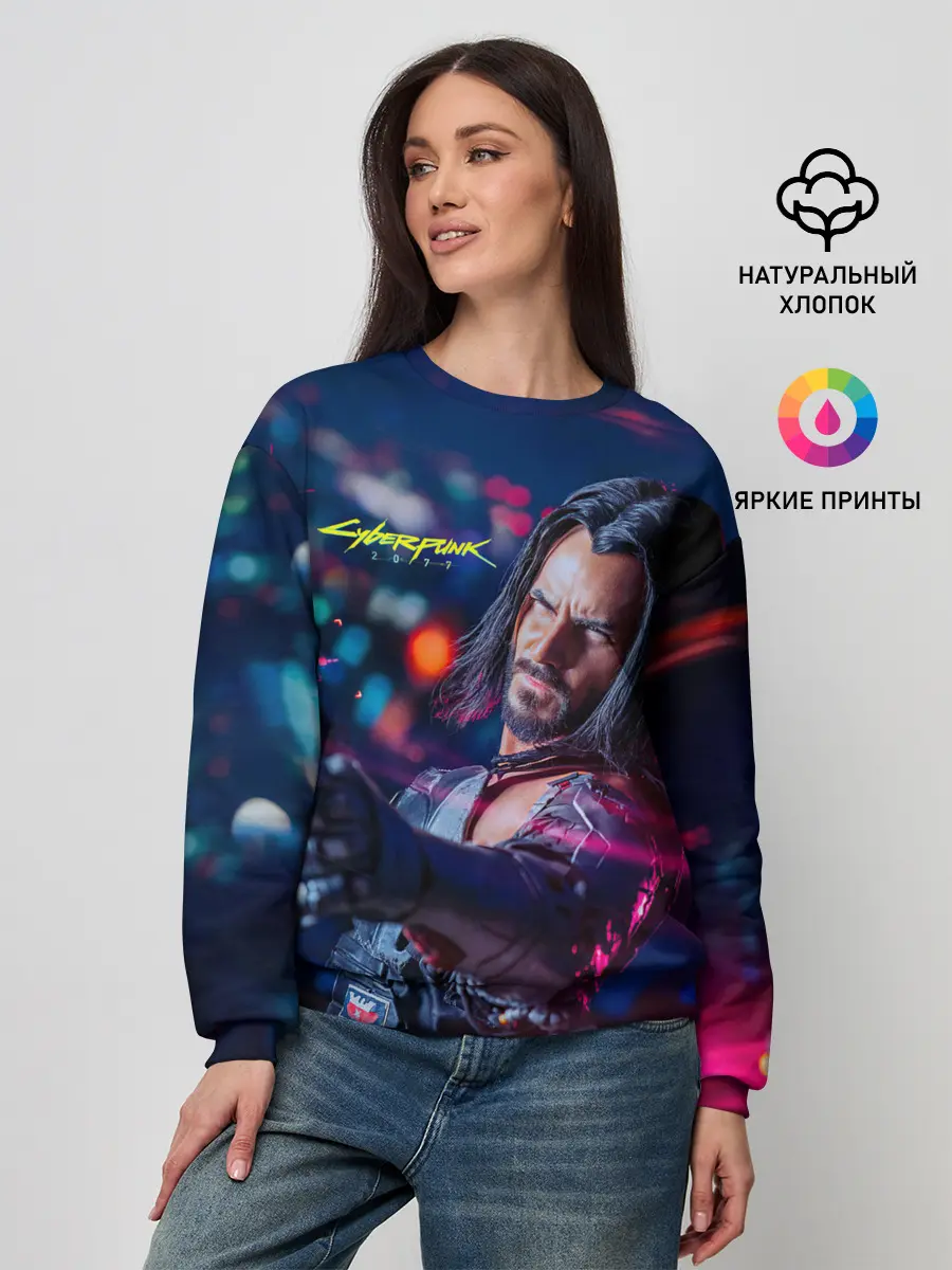 Женский свитшот / Cyberpunk 2077