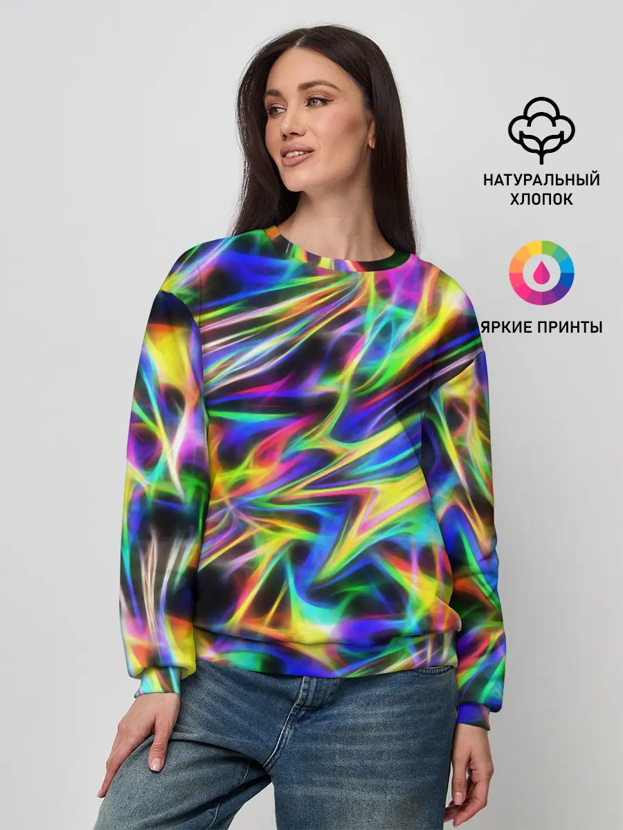 Женский свитшот / Космическая хризонтема