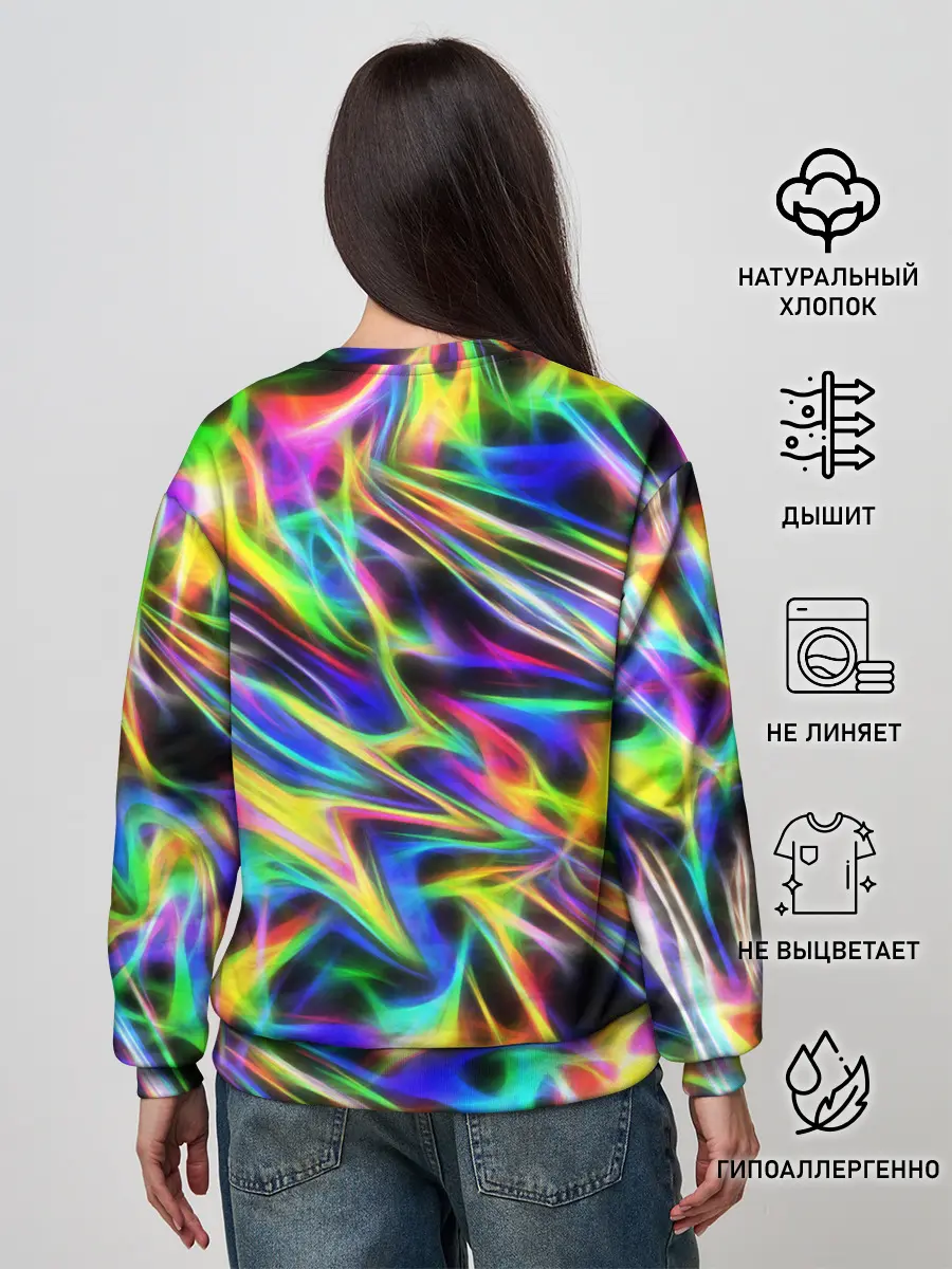 Женский свитшот / Космическая хризонтема