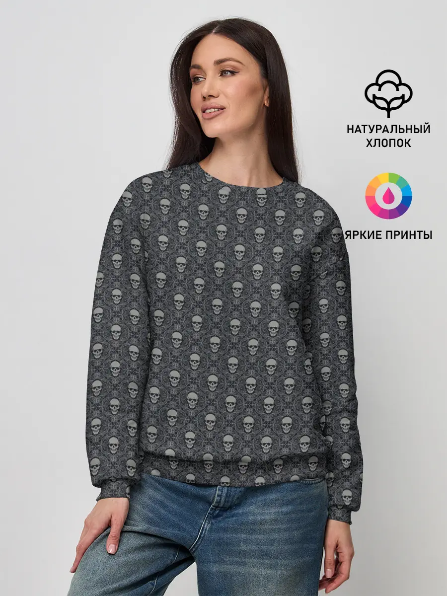 Женский свитшот / Готический рисунок