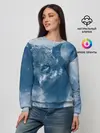 Женский свитшот / Красивый волк