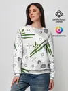 Женский свитшот / Панда с бамбуком