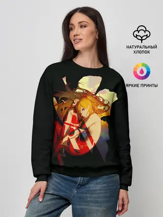 Женский свитшот / Аска Евангелион Nerv