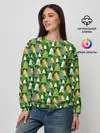 Женский свитшот / Ёлки
