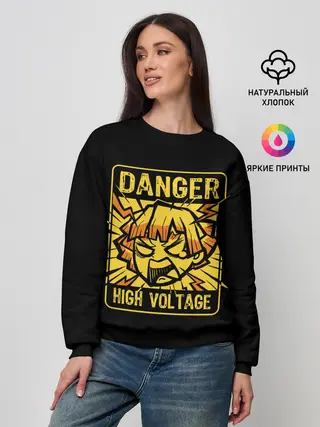 Женский свитшот / Зеницу Агацума HIGH VOLTAGE