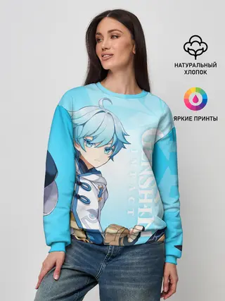 Женский свитшот / GENSHIN IMPACT, ЧЖУН ЮНЬ