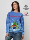 Женский свитшот / Among Us New Year