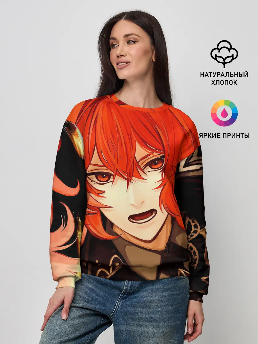 Женский свитшот / GENSHIN IMPACT DILUC