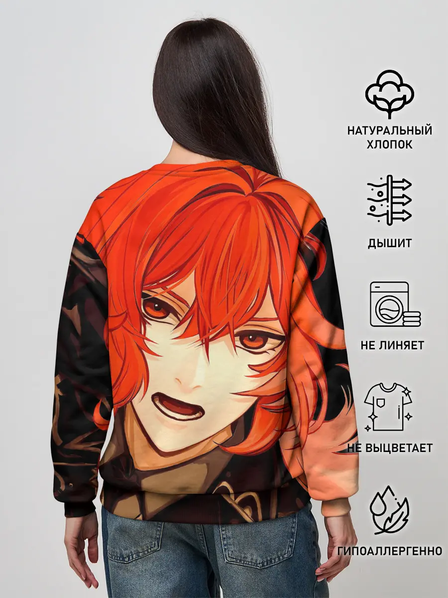 Женский свитшот / GENSHIN IMPACT DILUC