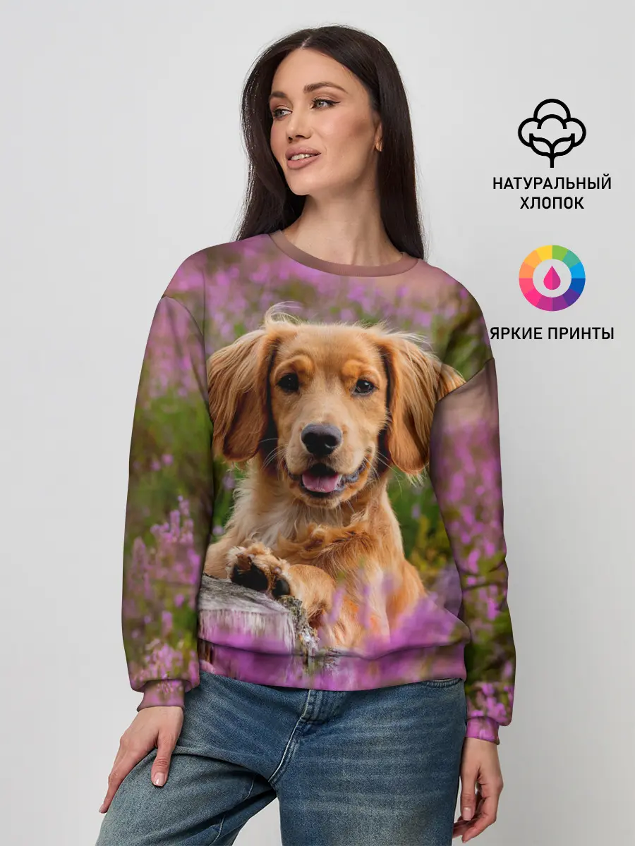 Женский свитшот / Dog