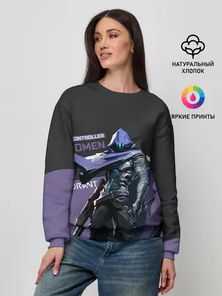 Женский свитшот / Valorant - Omen