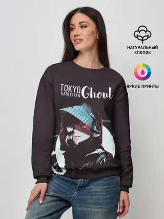 Женский свитшот / Kaneki Ken tokyo ghoul