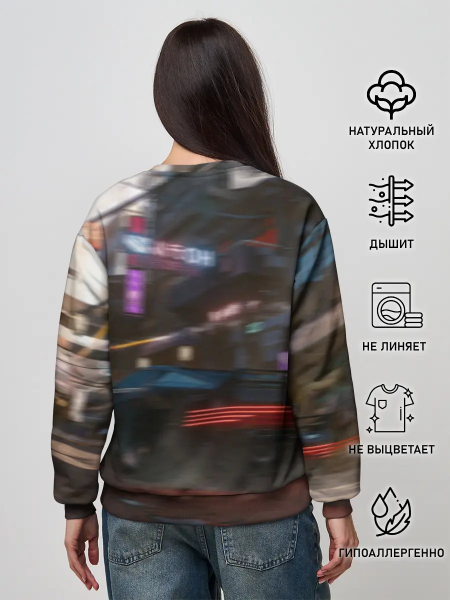 Женский свитшот / Cyberpunk 2077