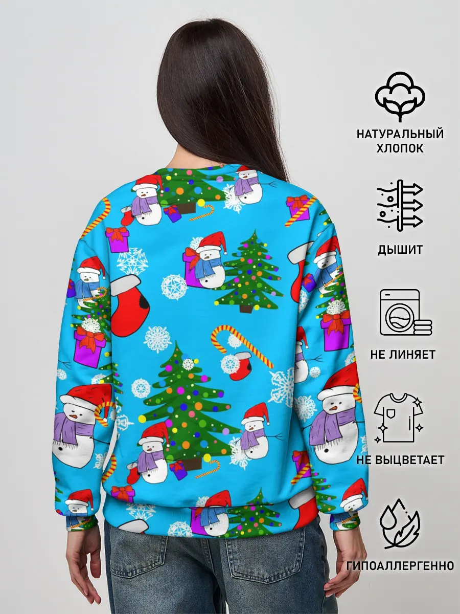 Женский свитшот / Новый год