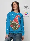 Женский свитшот / Новогодний гном