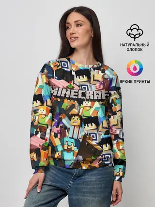 Женский свитшот / MINECRAFT