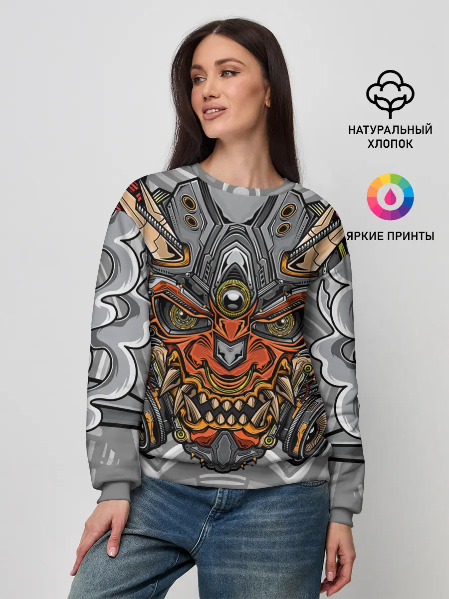 Женский свитшот / Cyber Samurai