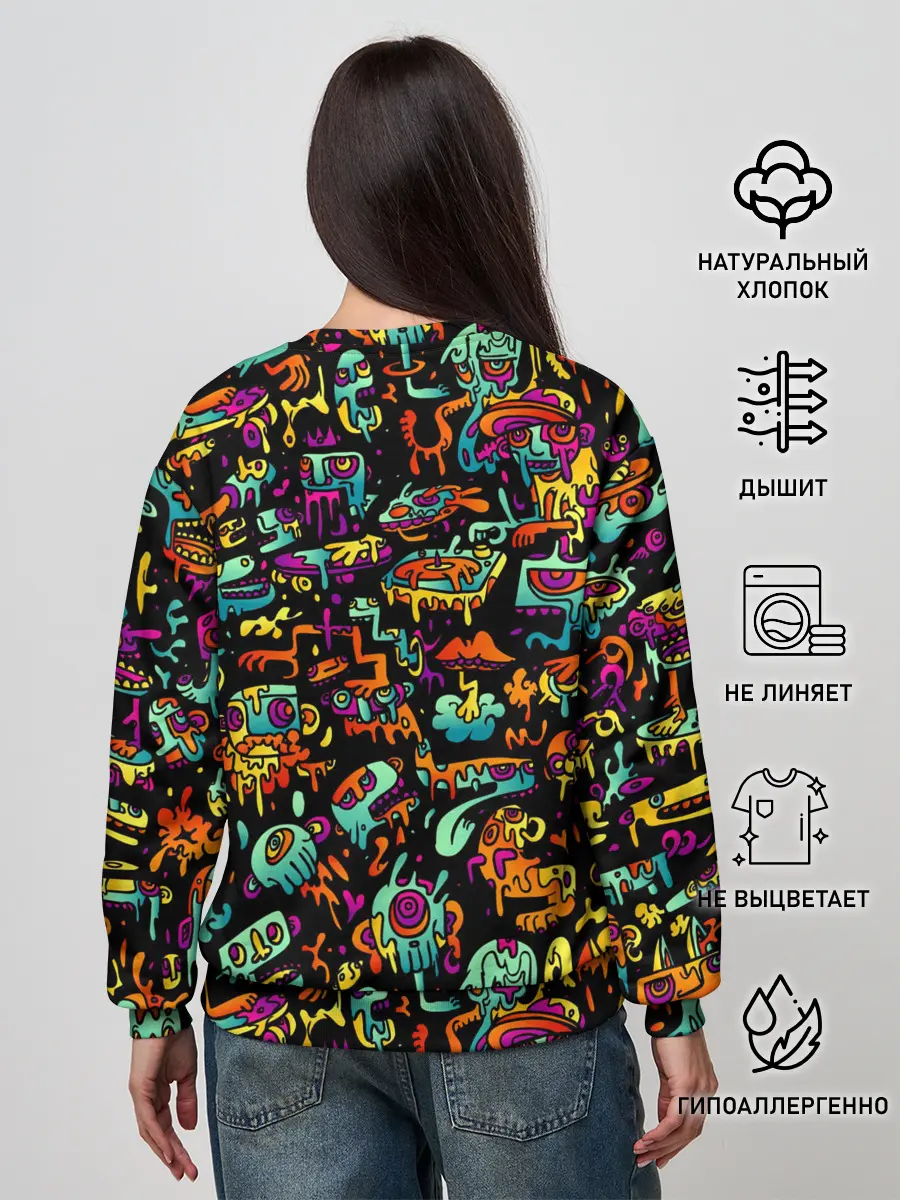 Женский свитшот / Монстры